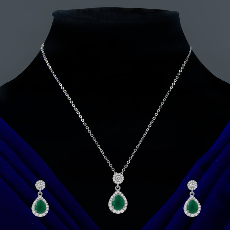 Evergreen Brass Grace Necklace Set