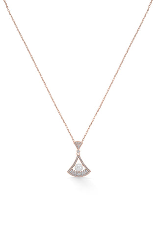 Nipura Rosegold Sterling Silver At the Shore Necklace(with chain)