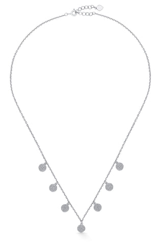 Nipura Sterling Silver Seven Charms Necklace