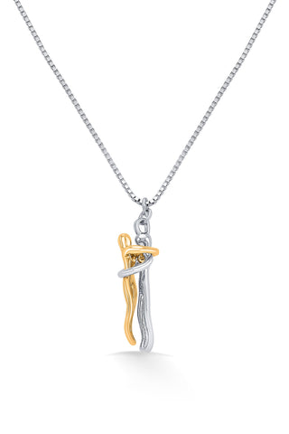 Nipura Golden Sterling Silver I Found You Necklace(with chain)