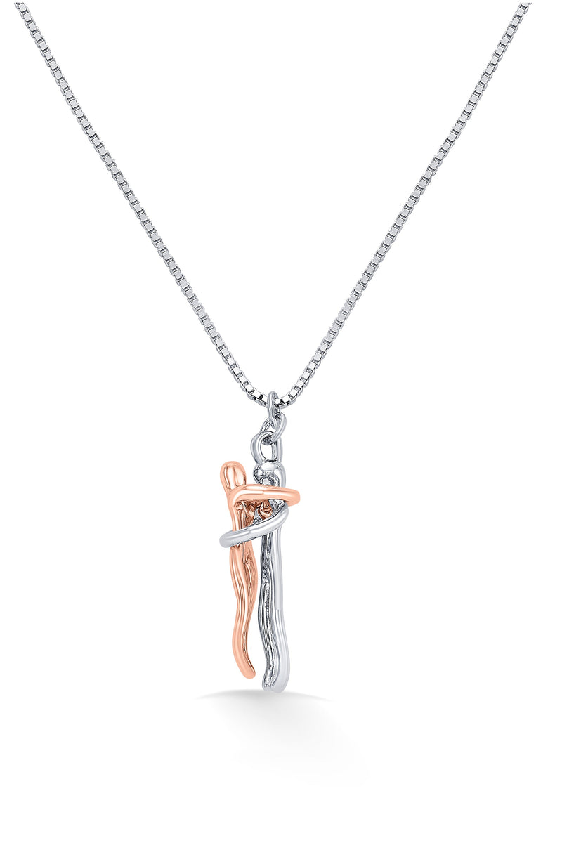 Nipura Rosegold Sterling Silver I Found You Necklace(with chain)