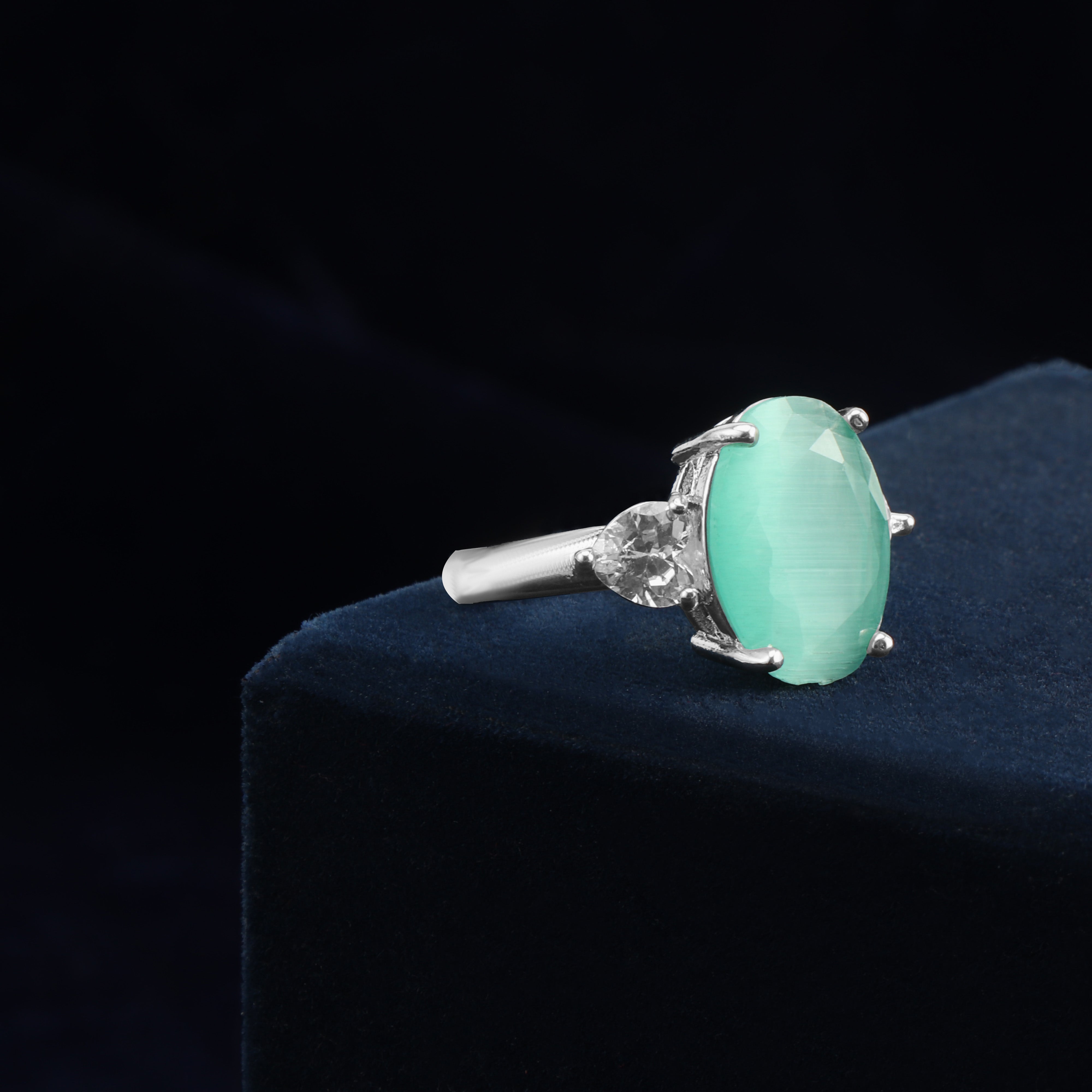 Oval Teal Legacy Ring