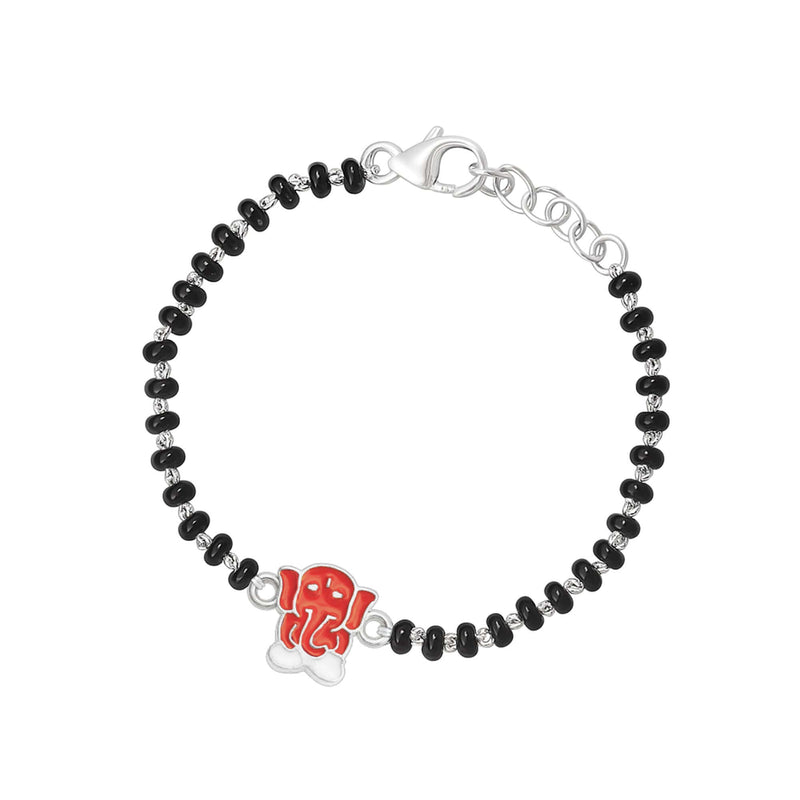 Nipura 925 Sterling Silver Ganesha  Nazariya Bracelets for Baby & Kids
