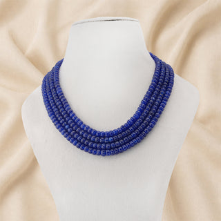 Hydro Beads Necklace -Navy Blue