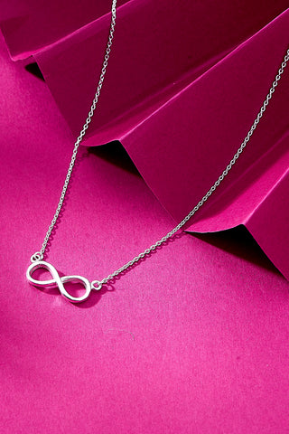 Nipura 925 Sterling Silver Infinity Necklace