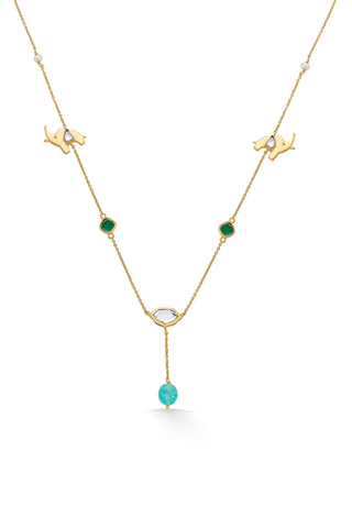 Nipura 925 Sterling Rania Zircon Necklace