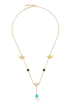 Nipura 925 Sterling Rania Zircon Necklace