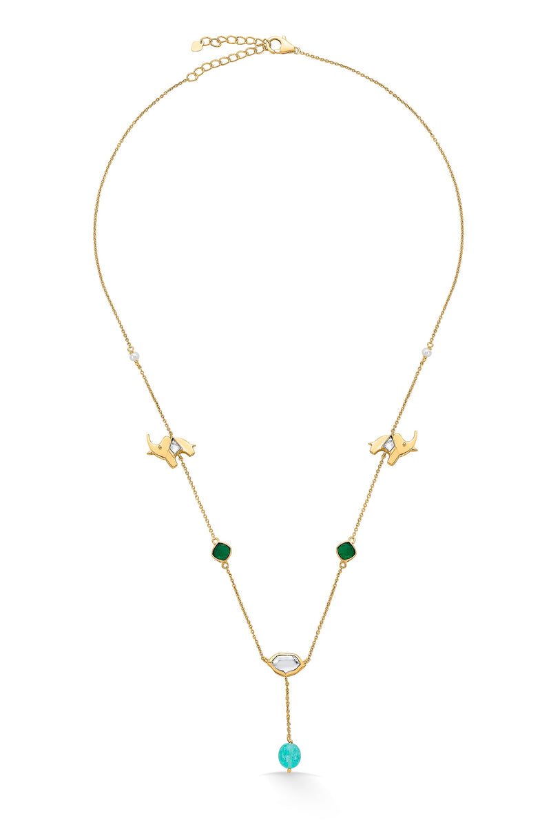 Nipura 925 Sterling Rania Zircon Necklace