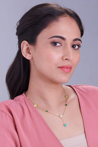 Nipura 925 Sterling Rania Zircon Necklace