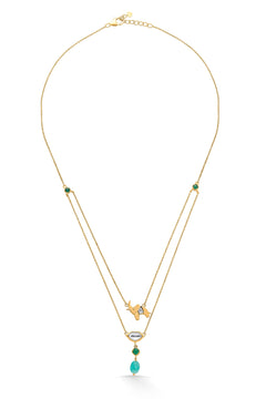 Nipura 925 Sterling Silver Rania Layer Necklace