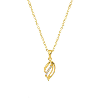 Glowing Fantasy 18kt Gold-Plated Silver Necklace