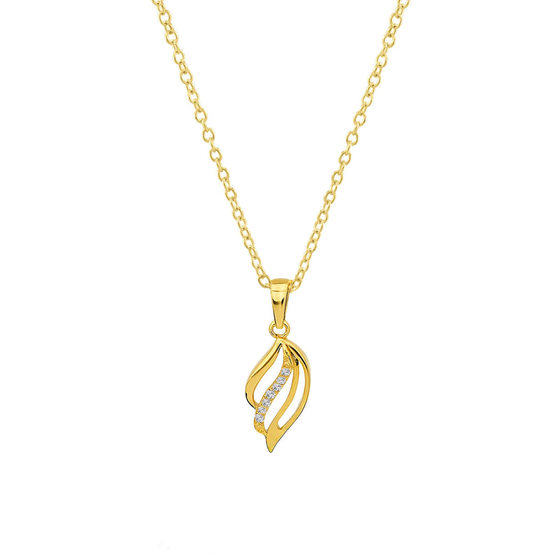 Glowing Fantasy 18kt Gold-Plated Silver Necklace