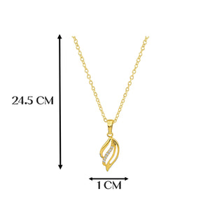 Glowing Fantasy 18kt Gold-Plated Silver Necklace