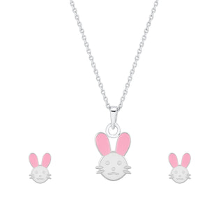 Magical Bun Silver Pendant set with Chain | Kids and Teens