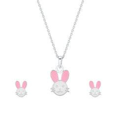 Magical Bun Silver Pendant set with Chain | Kids and Teens