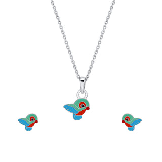 Fly High Silver Pendant set with Chain| Kids and Teen