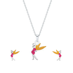 Pari Silver Pendant set with Chain| Kids and Teen