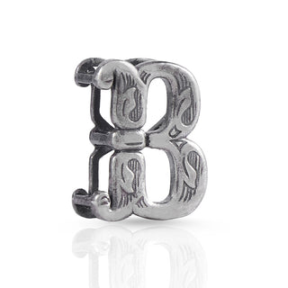 Nipura 925 Sterling Silver Initial-B Pendant without Chain