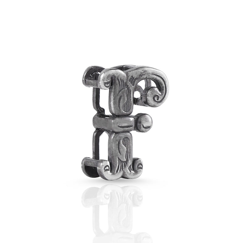 Nipura 925 Sterling Silver Initial-F Pendant without Chain