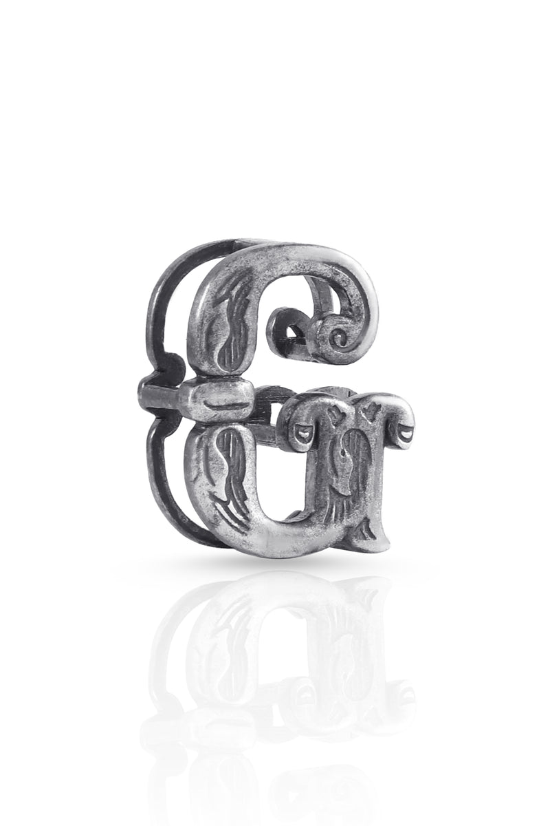 Nipura 925 Sterling Silver Initial-G Pendant with Chain