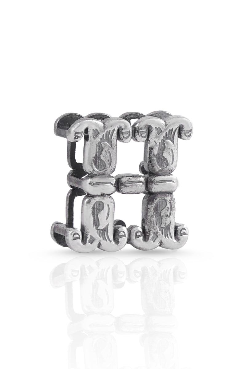 Nipura 925 Sterling Silver Initial-H Pendant with Chain