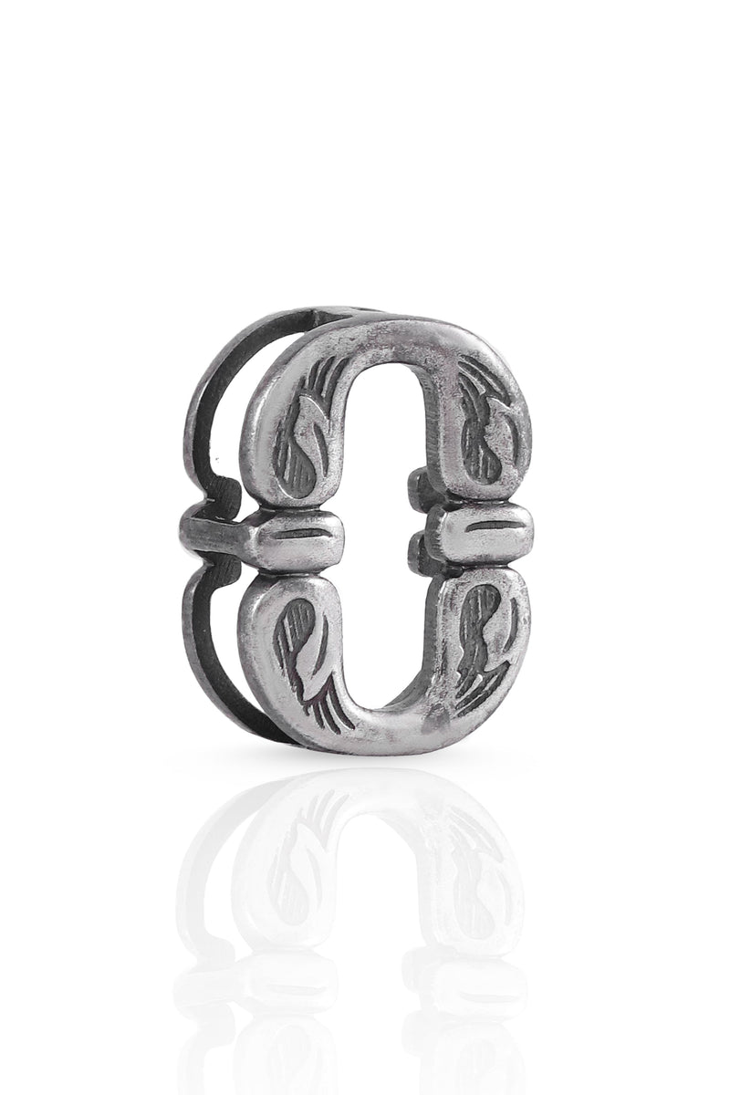 Nipura 925 Sterling Silver Initial-O Pendant with Chain