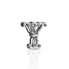 Y Initial 925 Sterling Silver Pendant without  Chain