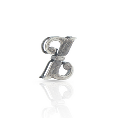 Z Initial 925 Sterling Silver Pendant without Chain