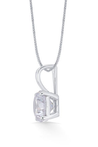 Nipura 925 Sterling Silver Zircon Solitaire Classic Pendant(without chain)