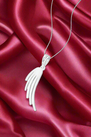 Nipura 925 Sterling Silver Wing Laser-cut Pendant(without chain)