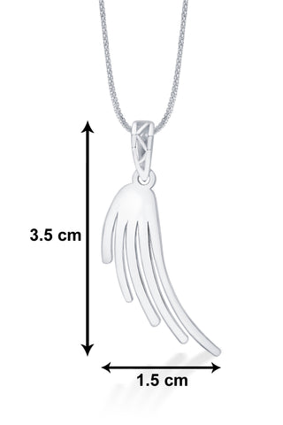 Nipura 925 Sterling Silver Wing Laser-cut Pendant