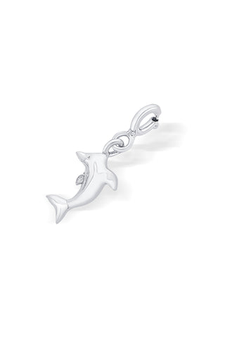 Nipura 925 Sterling Silver Jumping Dolphin Charm Pendant(without chain)