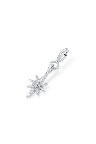 Nipura 925 Sterling Silver Glowing Star Charm Pendant(without chain)