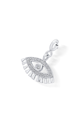 Nipura 925 Sterling Silver Zircon Eye Charm Pendant