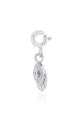 Nipura 925 Sterling Silver Zircon Eye Charm Pendant(without chain)