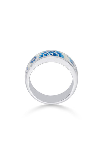 Nipura 925 Sterling Silver Colour Pop Blue Enamel