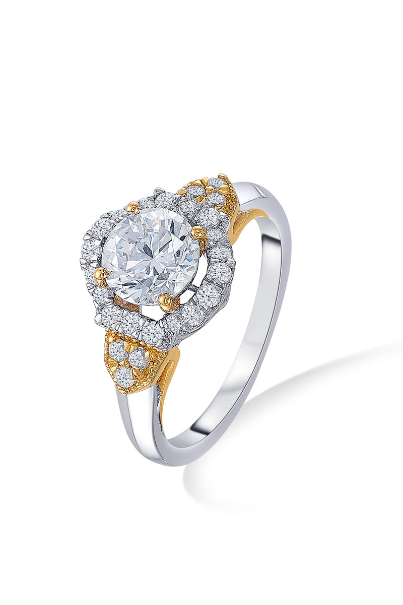 Nipura 925 Sterling Silver Daphne Solitaire Ring