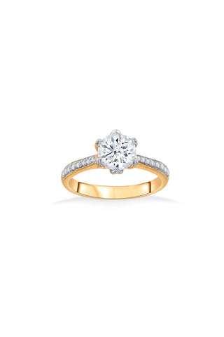 Nipura 925 Sterling Silver Classic Solitaire Elegance Ring