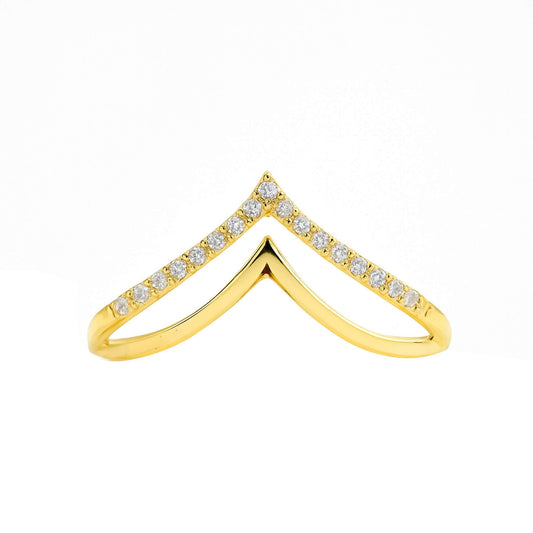 Aurora Verde 925 Sterling Silver Vanki Ring