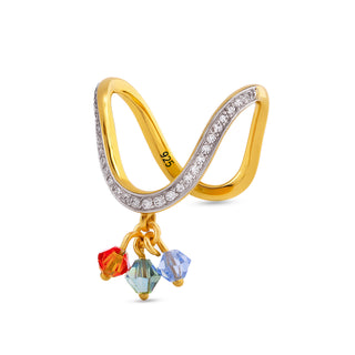 Nipura 925 Sterling Silver Tradiva Vanki Ring
