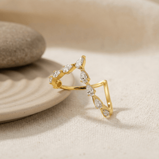 Celeste Twist 925 Sterling Silver Vanki Ring