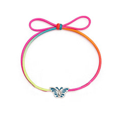 Butterfly 925 Sterling Silver Thread Bracelet