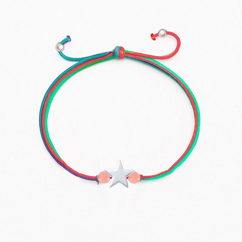 Nipura 925 Sterling Silver little Star Kids Thread Rakhi