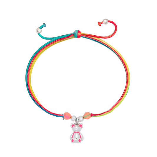 Teddy 925 Sterling Silver Kids Thread Rakhi for Kids & Teen Brother
