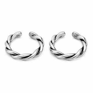 Nipura Trendy Toe Ring in 92.5 Sterling Silver