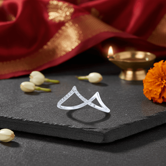 Solara Verde 925 Sterling Silver Vanki Ring