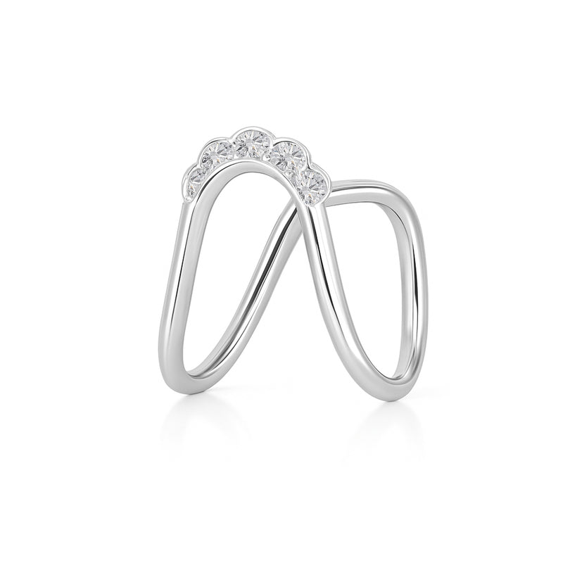 Nipura 925 sterling silver Sparkling Spirit Vanki Ring