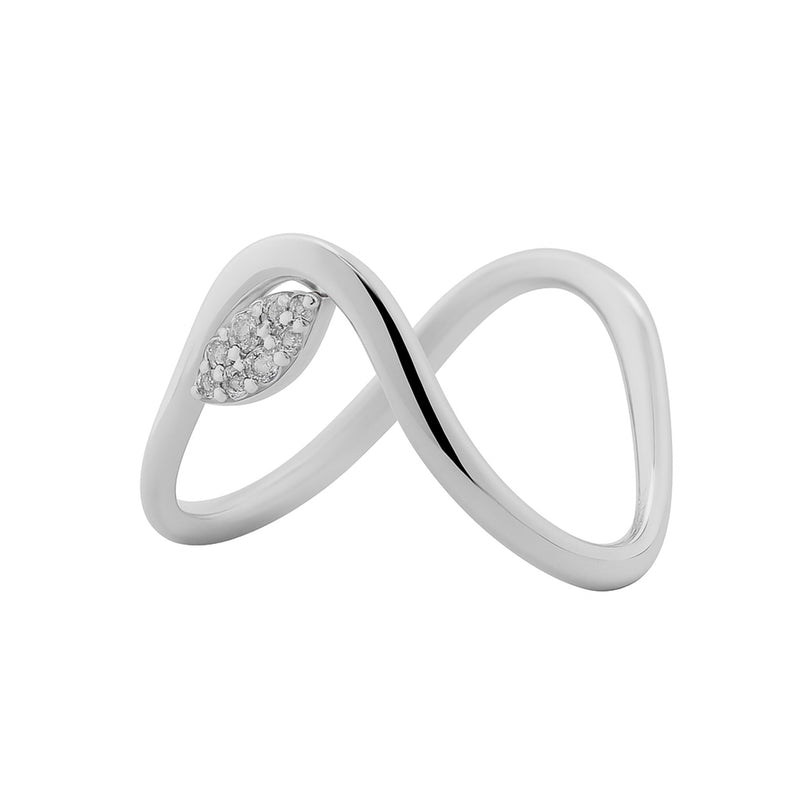 Radiant Loop 925 Sterling Silver Vanki Ring