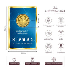 24KT Pure Ganesh Coin — Premium Gift, 100mg Ultra Thin
