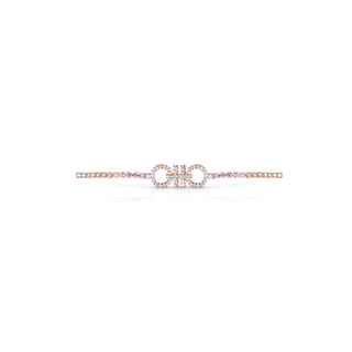 Rosegold Dual Bolo Brass Bracelet